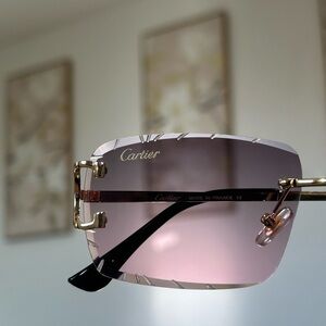 Cartier Unisex Pink Sunglasses